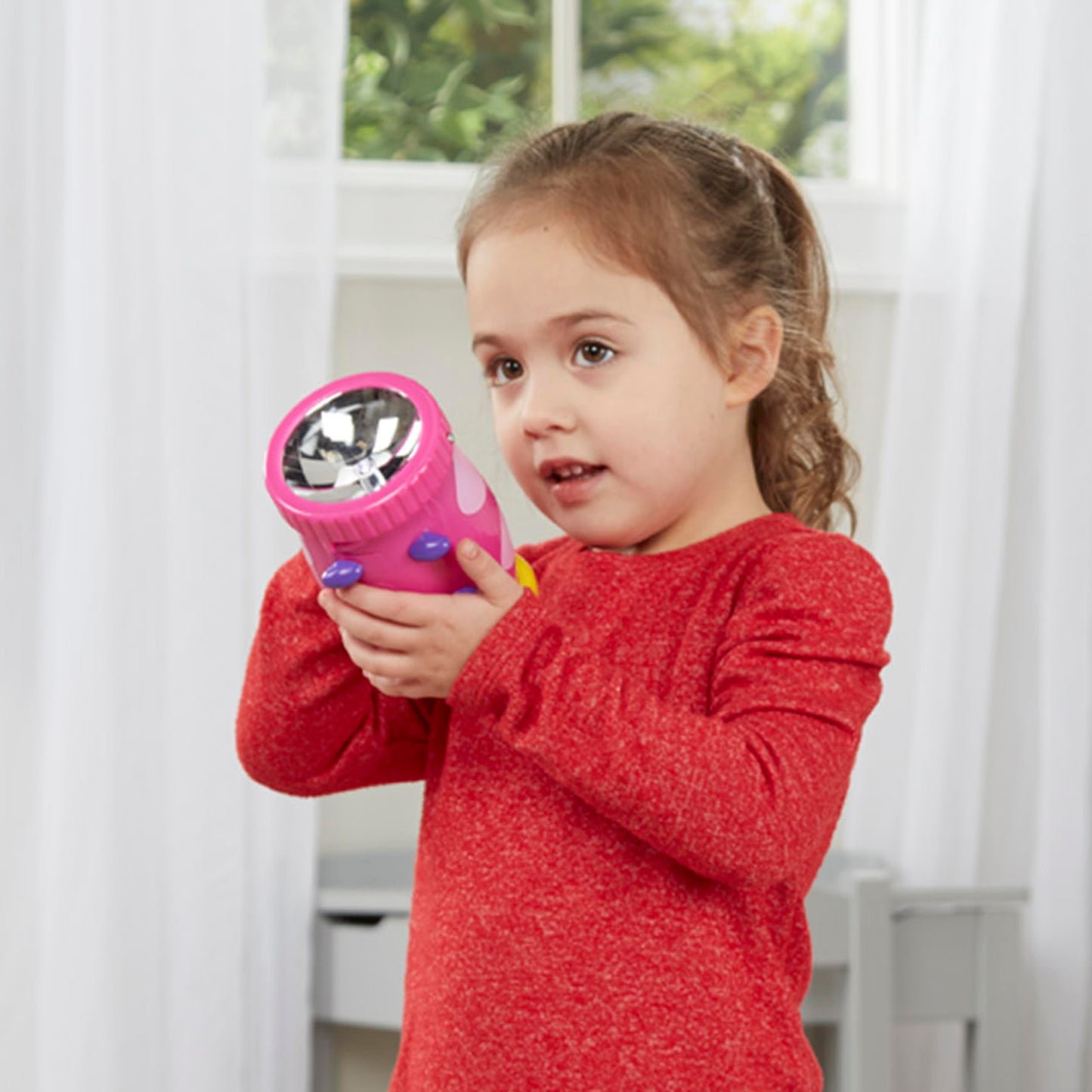 Melissa & Doug Ladybug Flashlight with Easy Grip