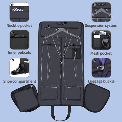 HOMIEE 2-in-1 Travel Duffle Bag with Shoe Compartment