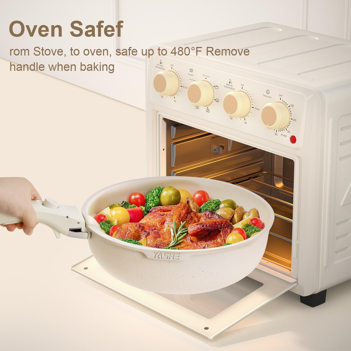 13-Piece Nonstick Cookware Set for Kitchen & RV