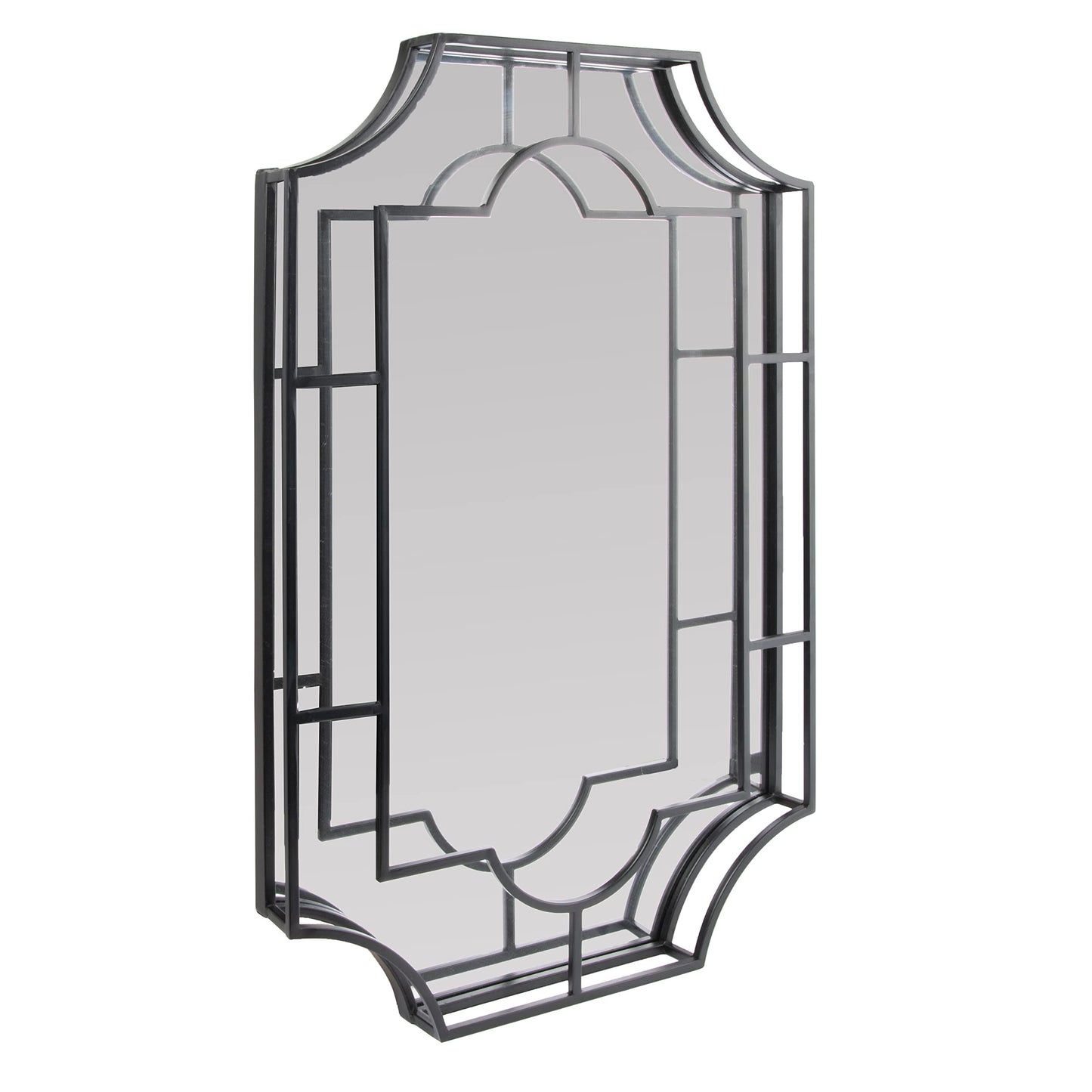 Vintage Metal Framed Wall Mirror by Creative Co-Op