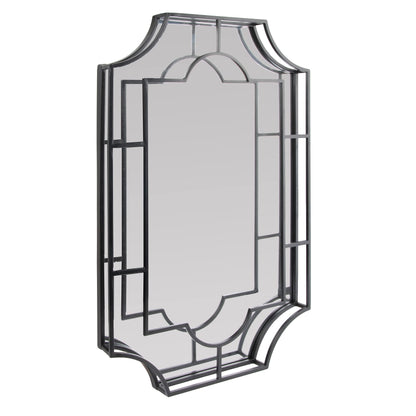 Vintage Metal Framed Wall Mirror by Creative Co-Op