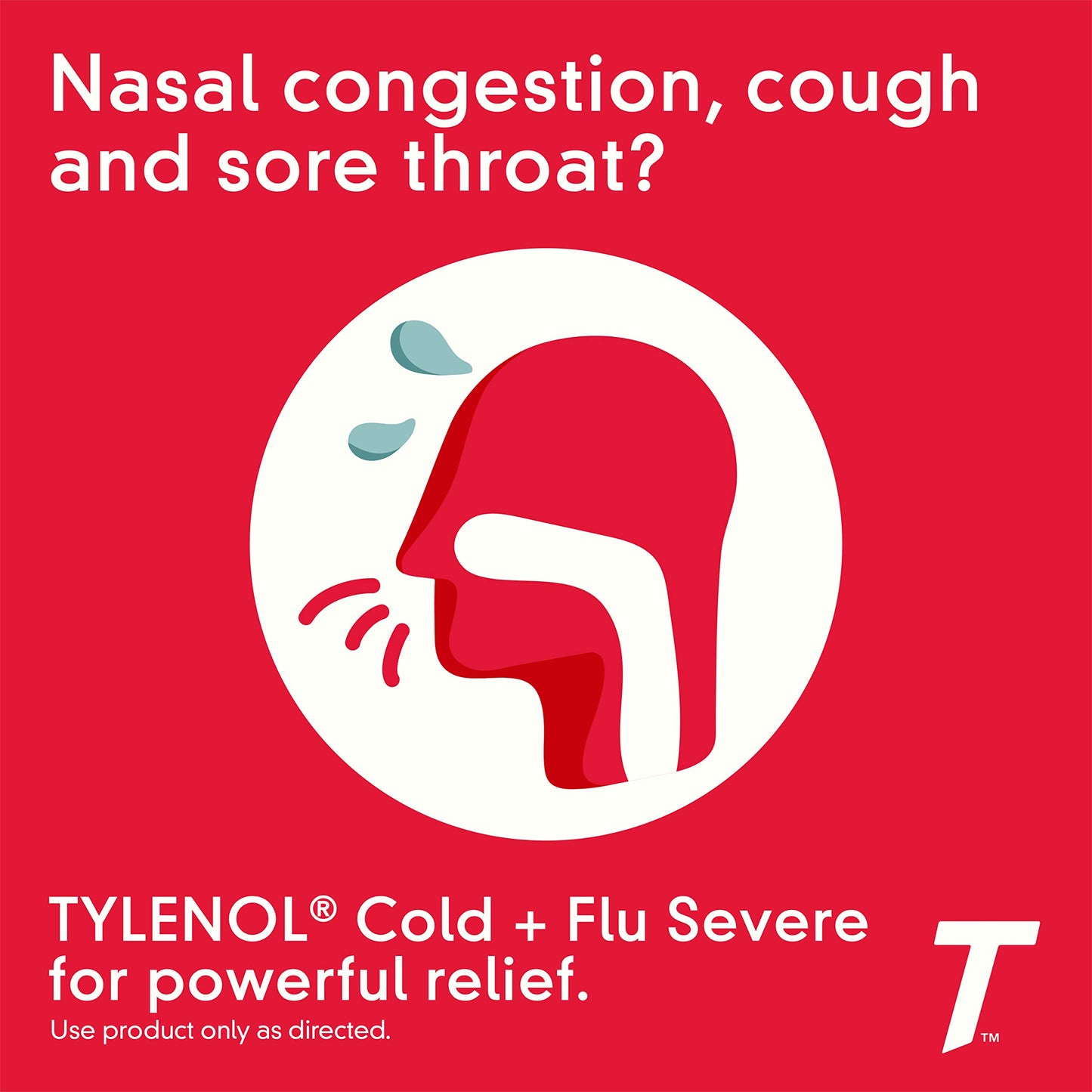 Tylenol Cold & Flu Severe Caplets, 24 Count