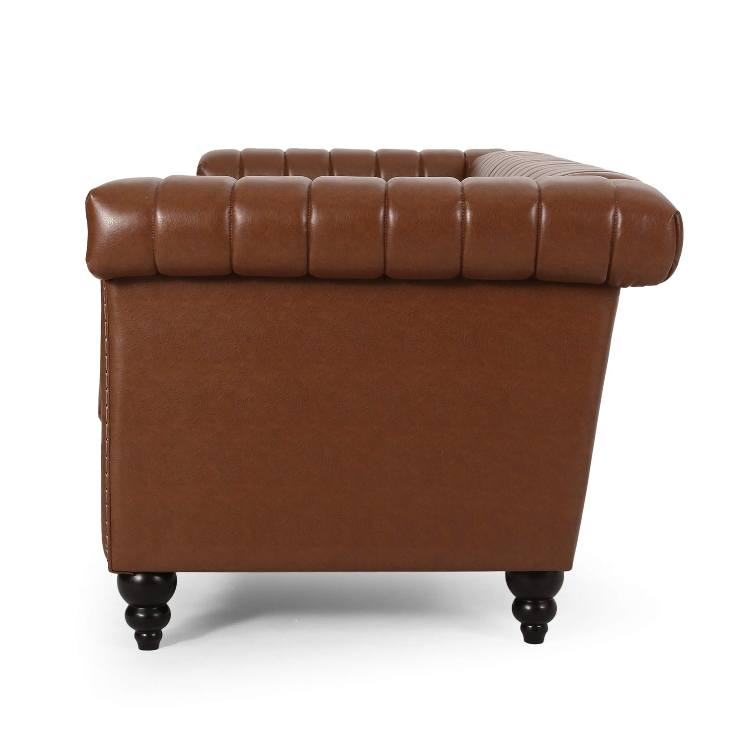 3-Seater Sofa with Nailhead Trim by Christopher Knight