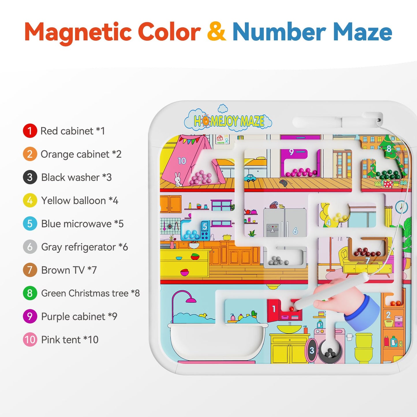 15-in-1 Musical Busy Board for Toddlers