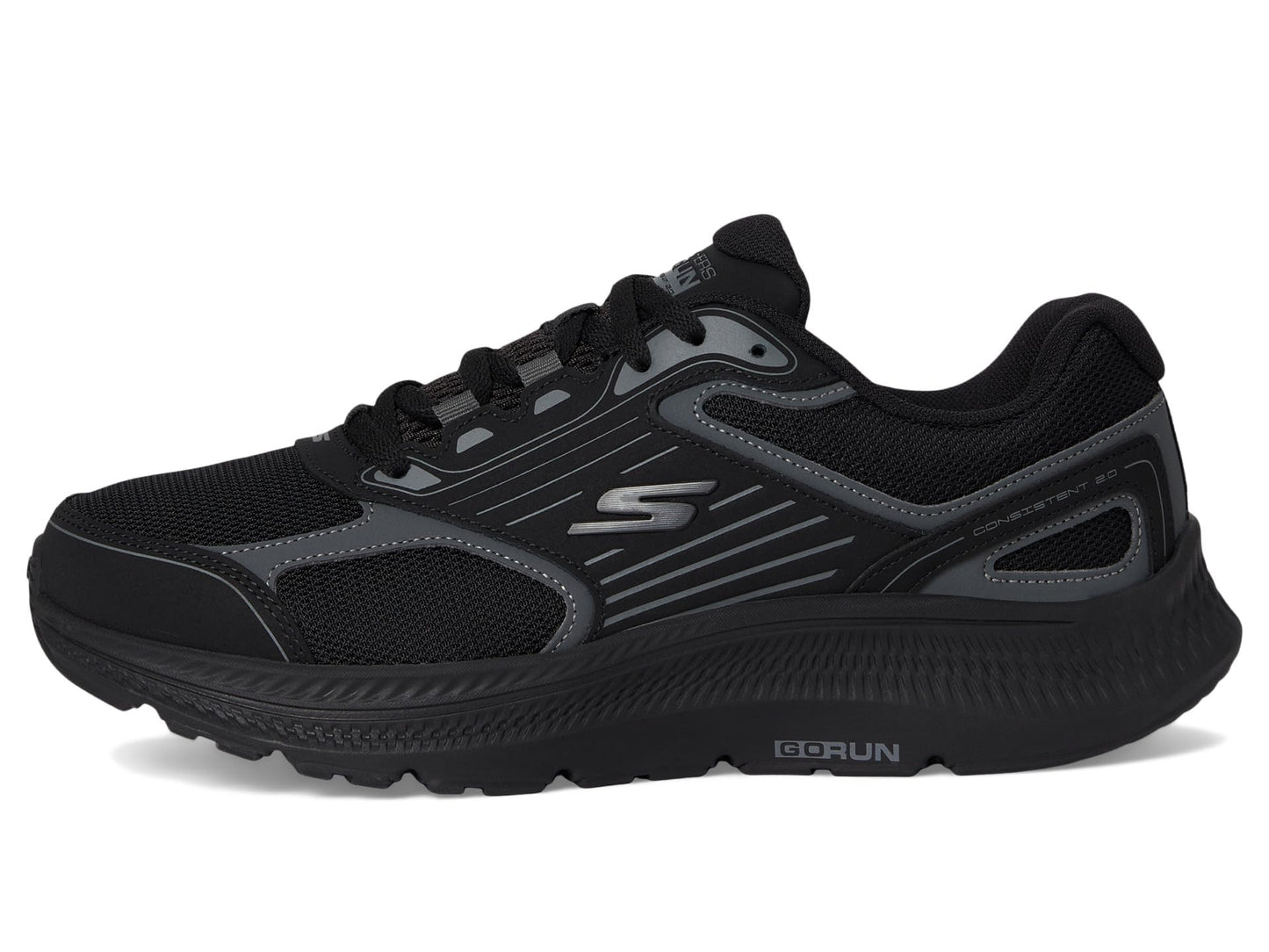 Skechers Men's Go Run 2.0 Sneakers, Black