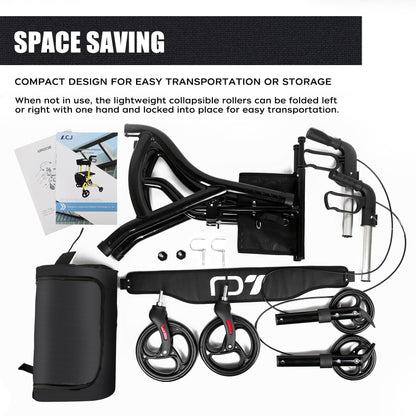 Mobility Walker with Seat and Shopping Bag
