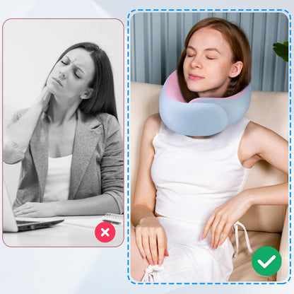 360° Memory Foam Travel Neck Pillow by Mrsdry