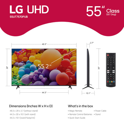 LG 55-Inch 4K AI Smart TV with Alexa