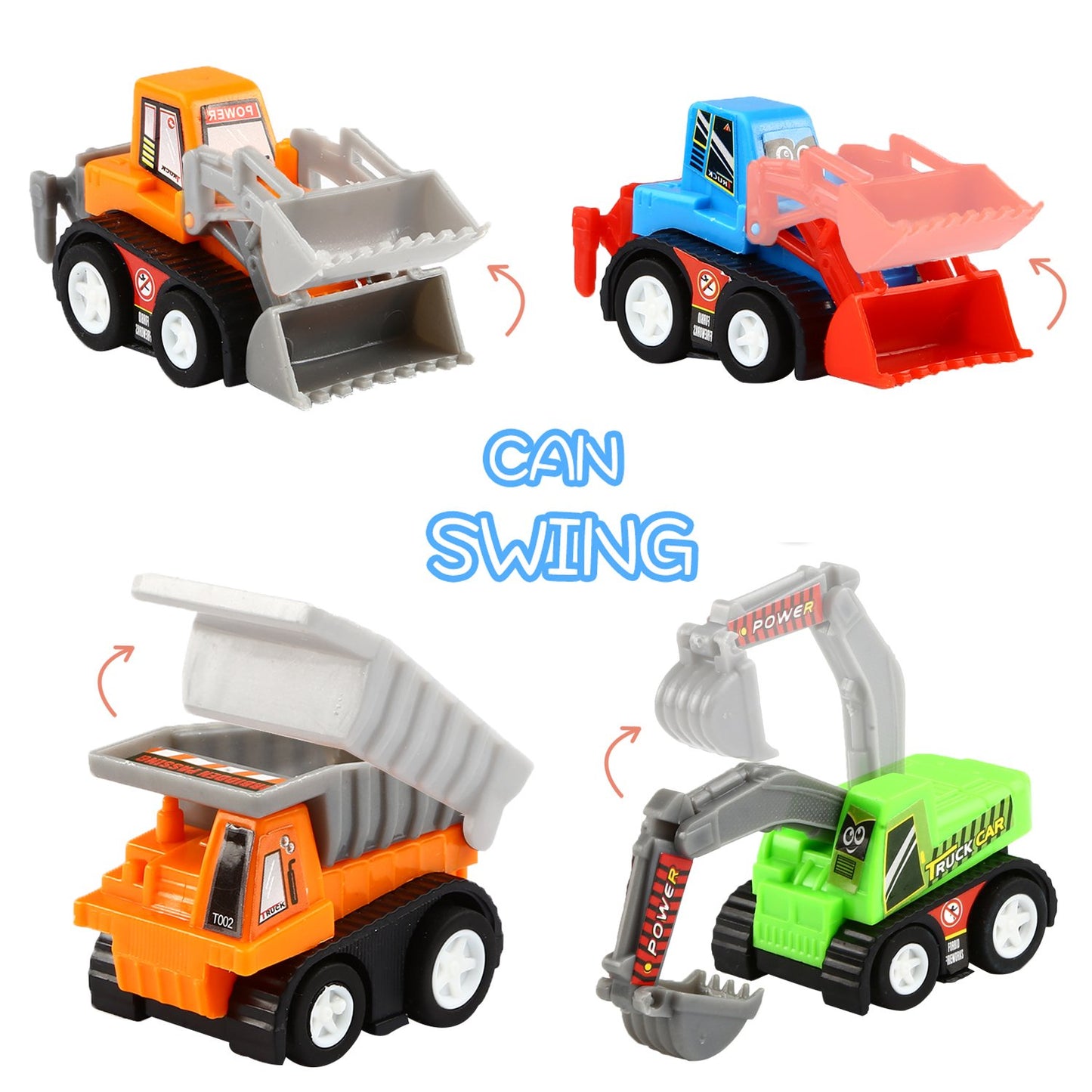 20 Pcs Mini Truck & Race Car Toy Set