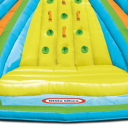 Little Tikes Rocky Mountain River Race Inflatable Slide Bouncer Multicolor, 161.00''L x 169.00''W x 103.00''H --- Weight: 50.00lbs.