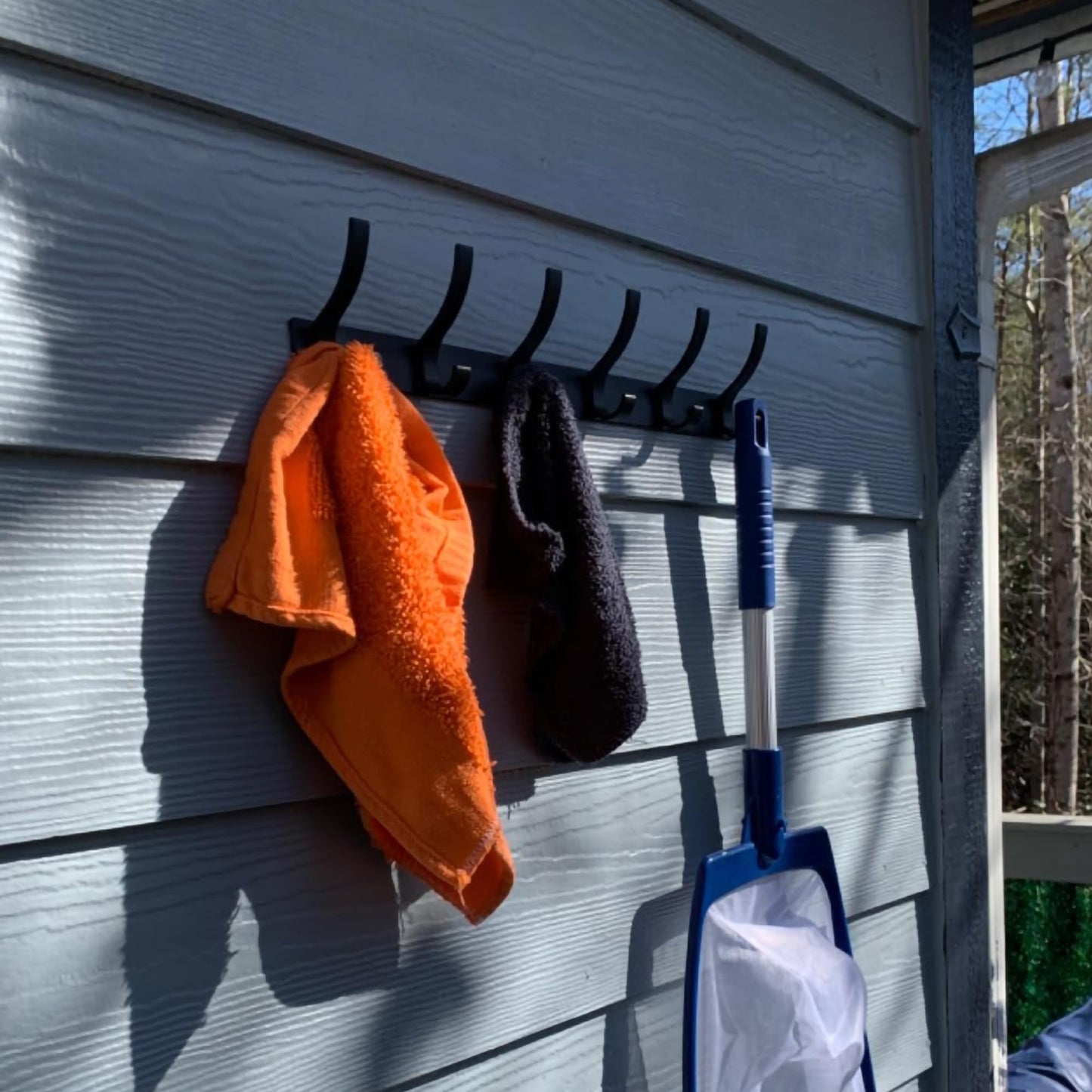 Wall Mount Coat Rack with Hooks by Lofekea