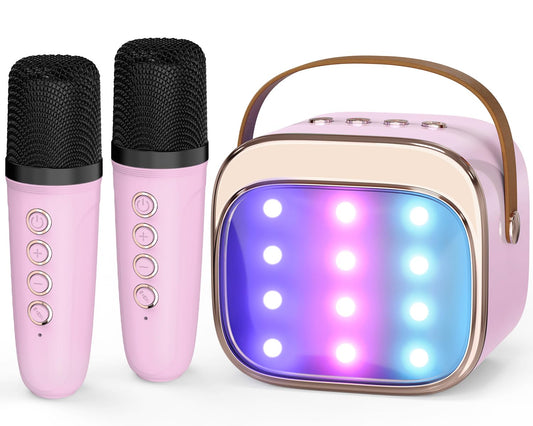 Karaoke Machine with 2 Wireless Microphones