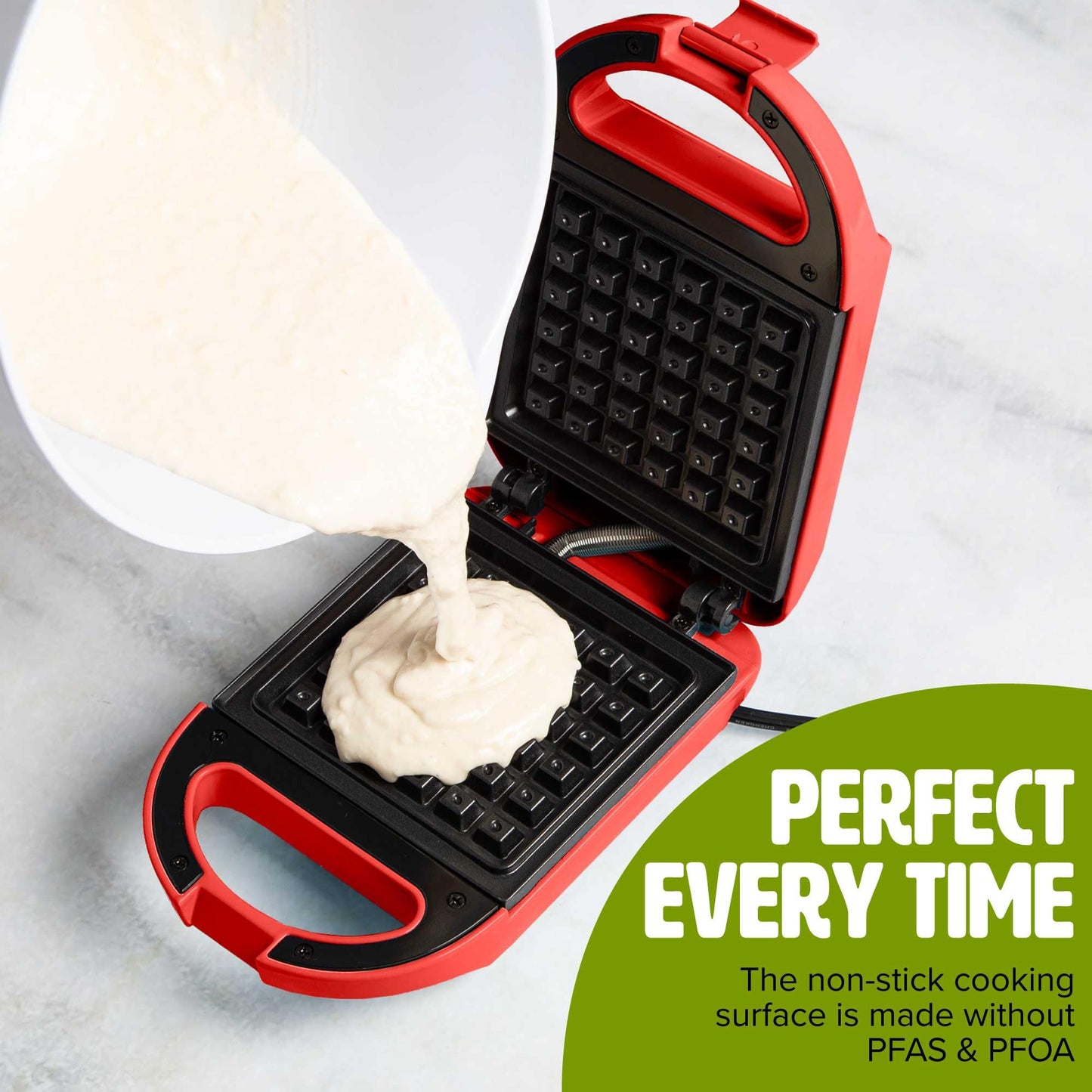 Tasty Mini Nonstick Waffle Maker for Quick Treats