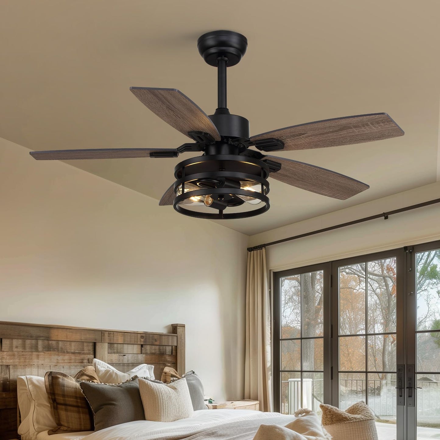 Tinkoso Ceiling Fan with Lights & Remote Control