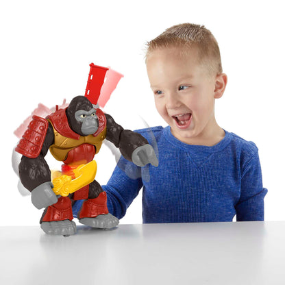 Fisher-Price Silverback Gorilla Figure with Accessories
