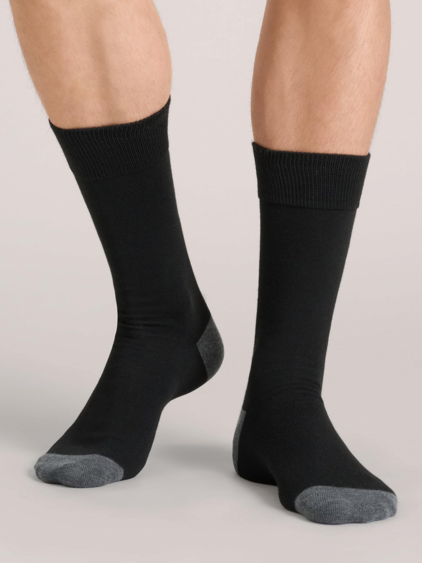 Ted Baker 6 Pack Black Crew Dress Socks