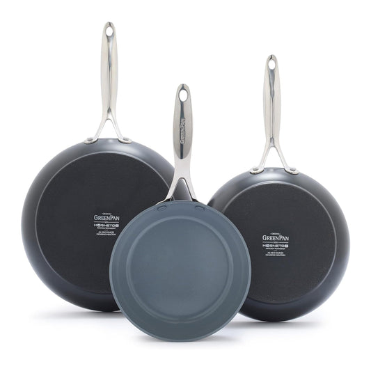 GreenPan 3-Piece Hard Anodized Fry Pan Set