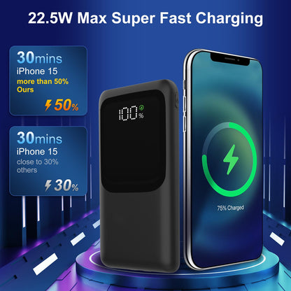 10000mAh VANYUST Fast Portable Charger with Cables