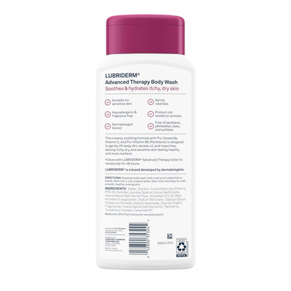 Lubriderm Unscented Body Wash for Dry Skin