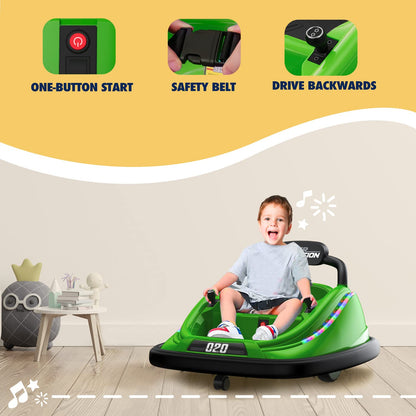 12V Electric Kids Bumper Car with Remote