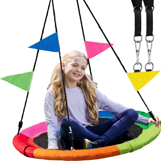40 Inch Tree Swing by PLAYVIBE for Kids
