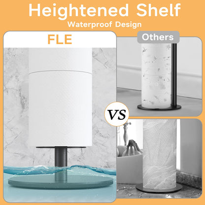 Free Standing Toilet Paper Holder with Shelf