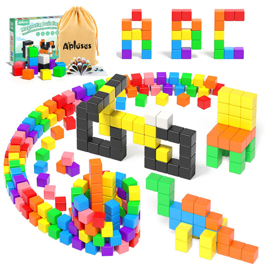 54 PCS Magnetic Building Blocks for Kids