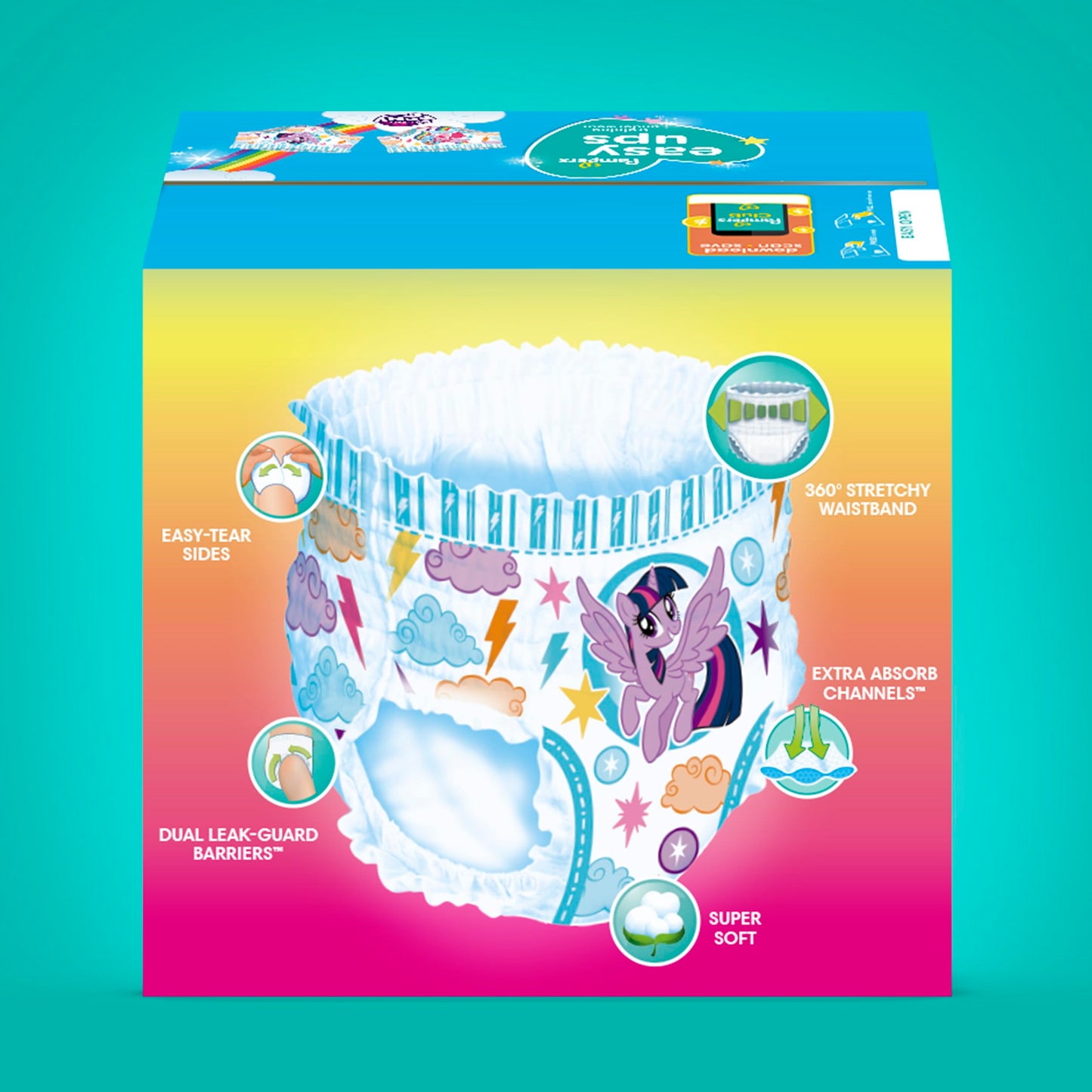 Pampers Easy Ups Training Pants 2T-3T, 25 Count