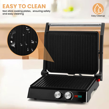 1400W Panini Grill Press by Pukomc