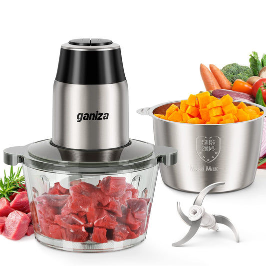 Electric Food Chopper & Meat Grinder 450W