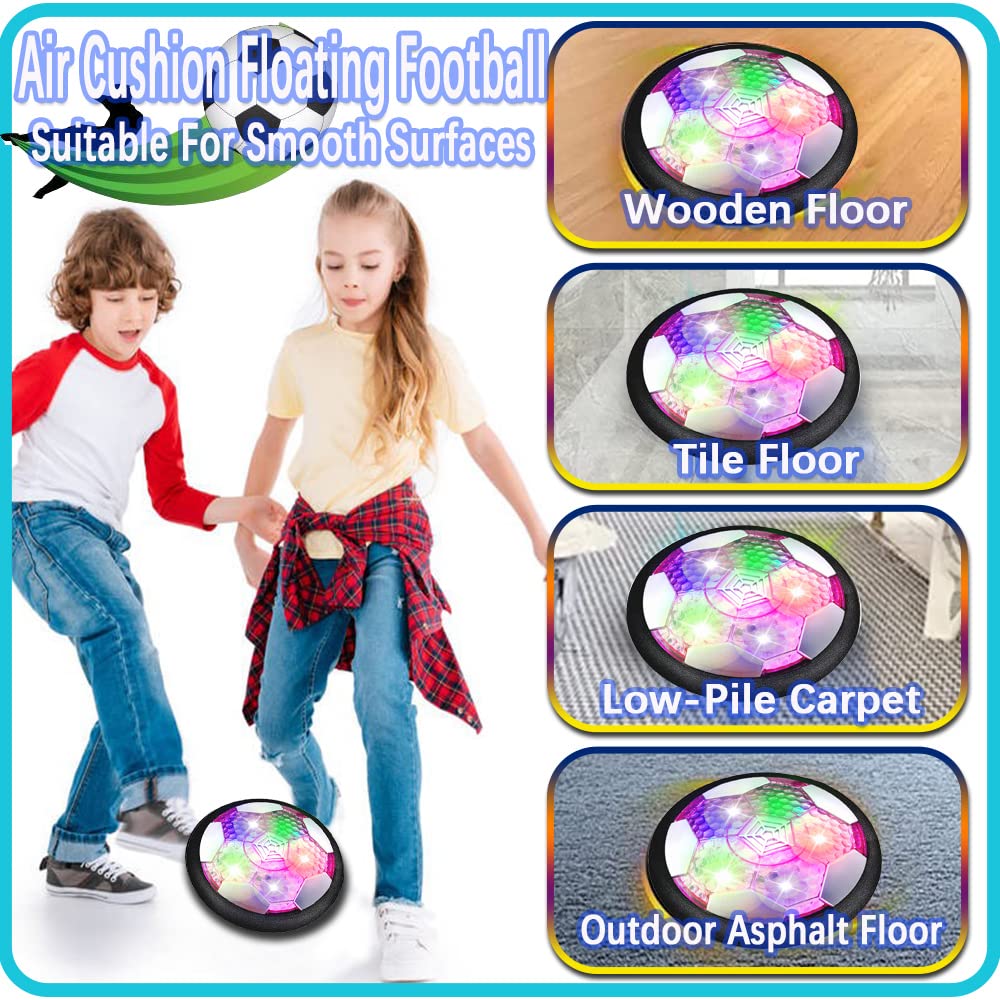 LED Hover Soccer Ball for Kids - Rechargeable Fun