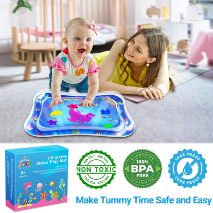 Baby Tummy Time Water Mat for Infants