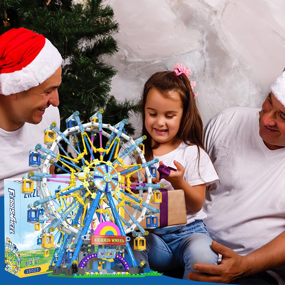 Ferris Wheel Building Blocks Set for Kids