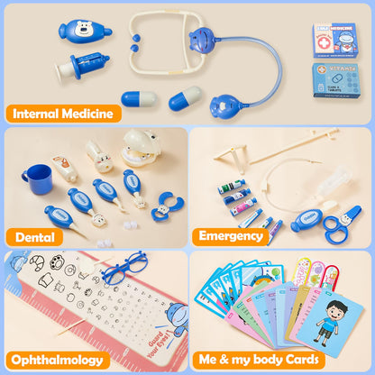 Doctor Kit Play Set for Kids Age 3-6