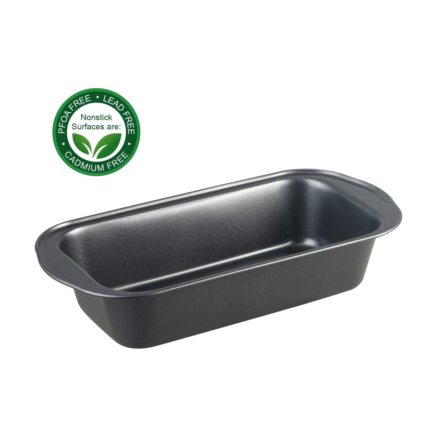 S·KITCHN Bakeware Set with Grips Nonstick Baking Set Including Loaf Pan Pie Pan Roasting Pan Cookie Sheet and Brownie Pan - 5 Piece