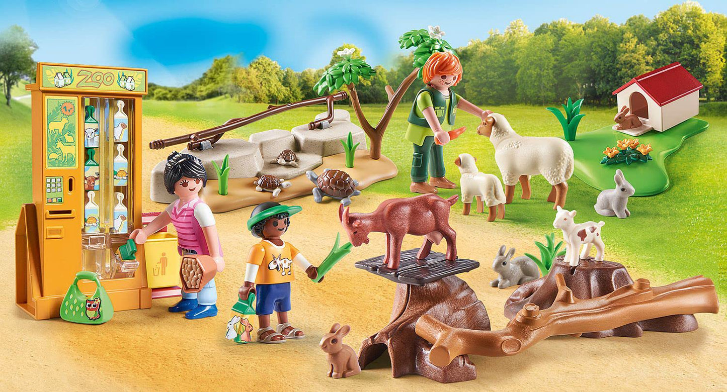 Playmobil Petting Zoo Animal Playset for Kids