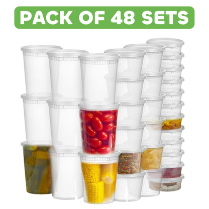 48 Pack JoyServe Food Storage Containers with Lids