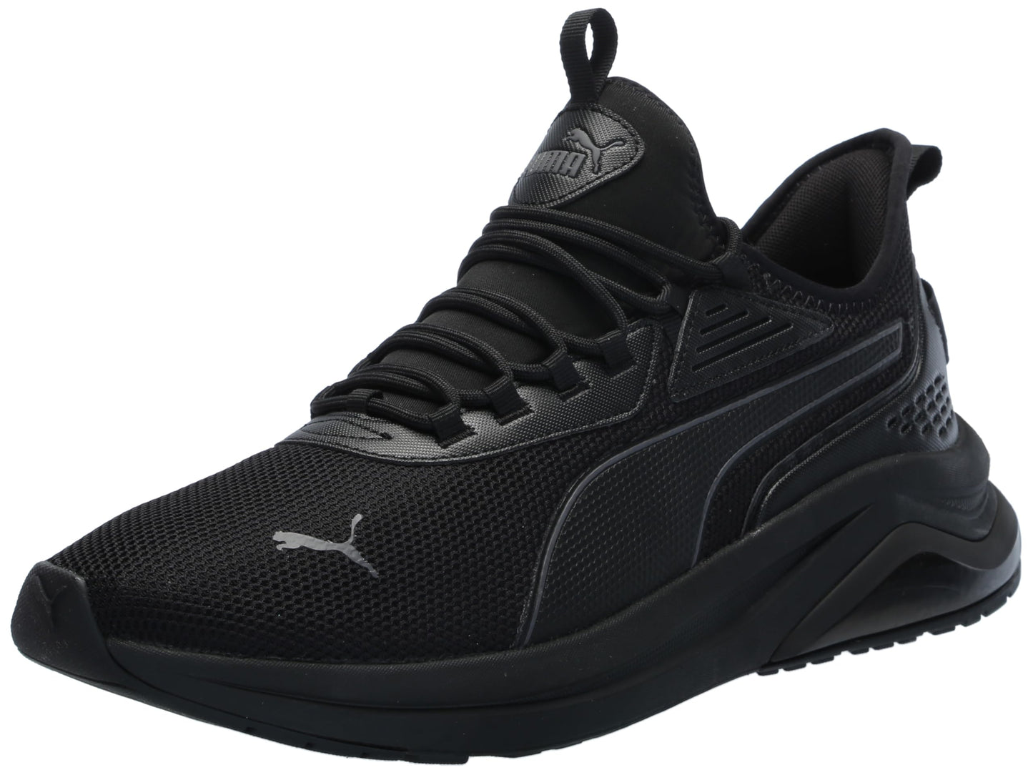PUMA Men's Amplifier Black Gray Sneakers Size 10