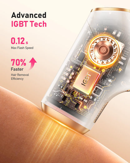 LYSMOSKI IPL Laser Hair Removal Device for Home
