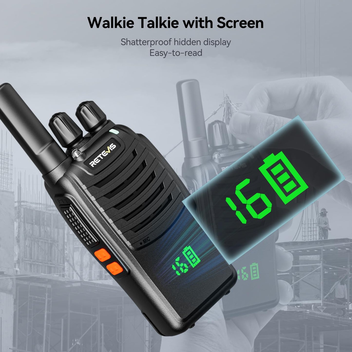 Retevis H-777H Rechargeable Walkie Talkies 5 Pack