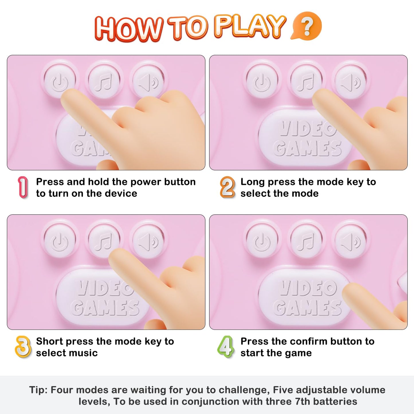 Hand-Held Rhythm Dance Machine for Kids & Adults