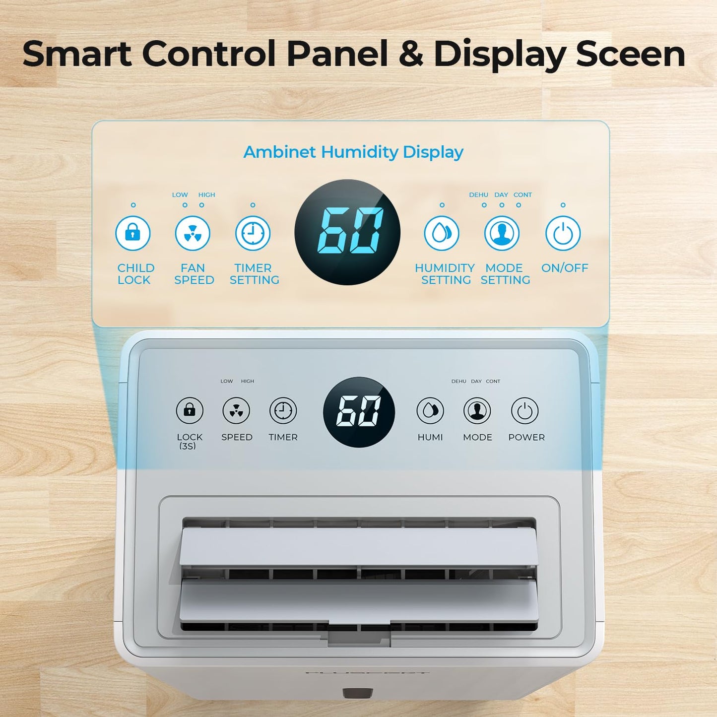21 Pints PLUSCENT Dehumidifier for Home & Basement