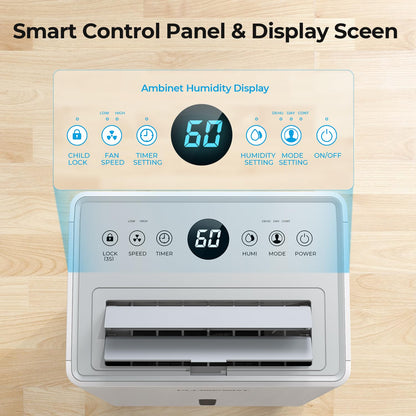 21 Pints PLUSCENT Dehumidifier for Home & Basement