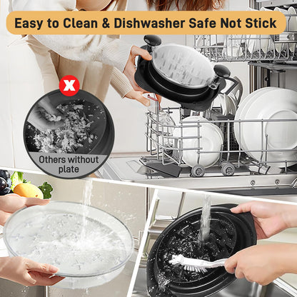 Large Meat Shredder Tool with Built-in Divider