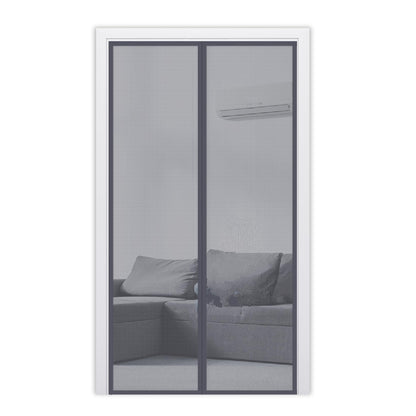 Fiberglass Magnetic Screen Door Mesh - Heavy Duty Magic Door Screen Closure with Magnets for Sliding, Patio, French, Front and Back Door, Kid and Pet Friendly, Easy Install