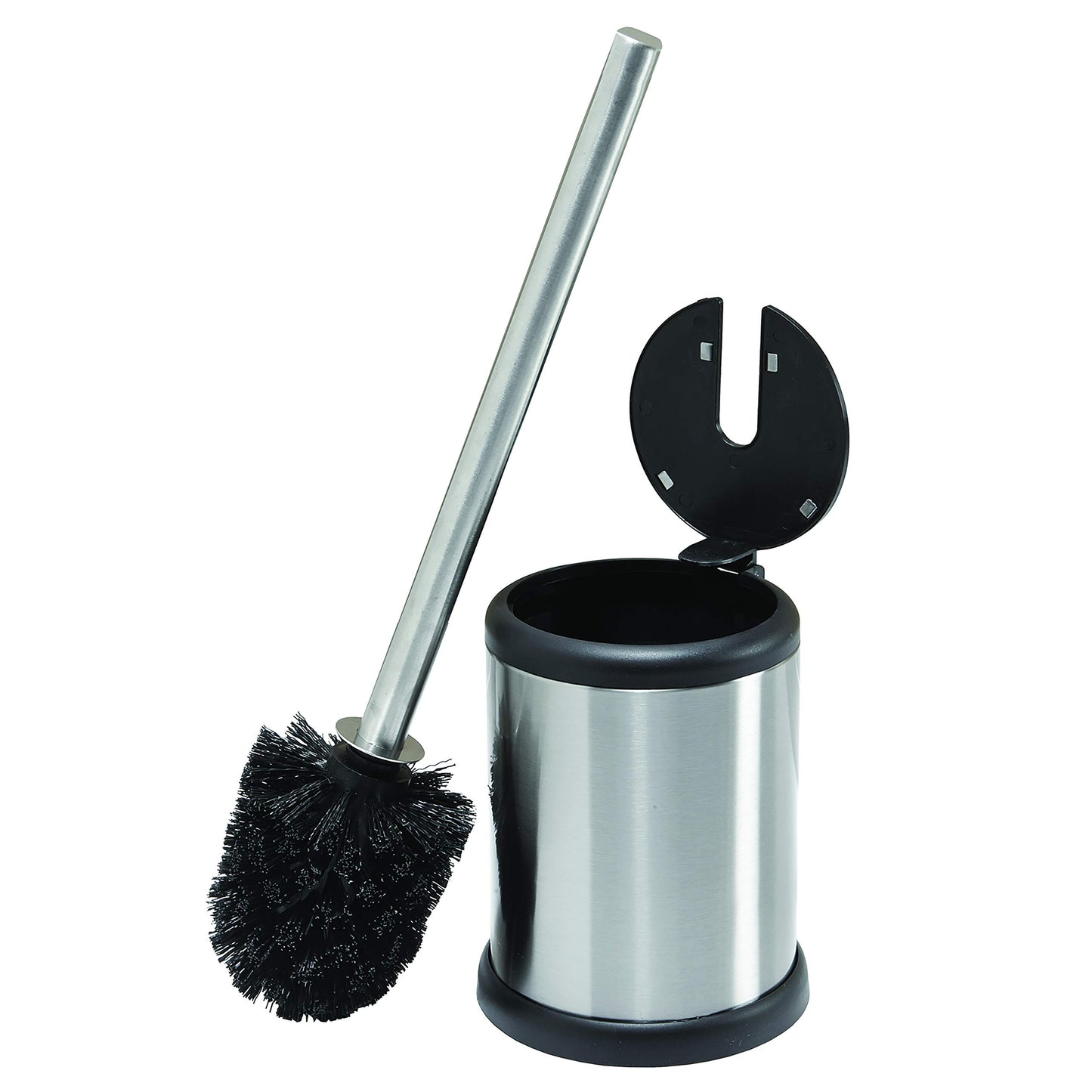 Bath Bliss Toilet Brush with Self Closing Lid