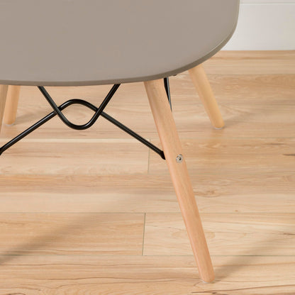 South Shore Eiffel Style Chair, Gray Wood