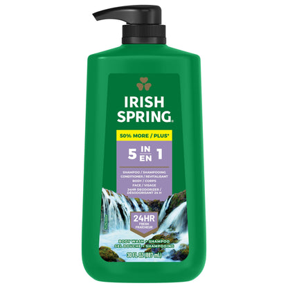 Irish Spring 5-in-1 Body Wash for Men