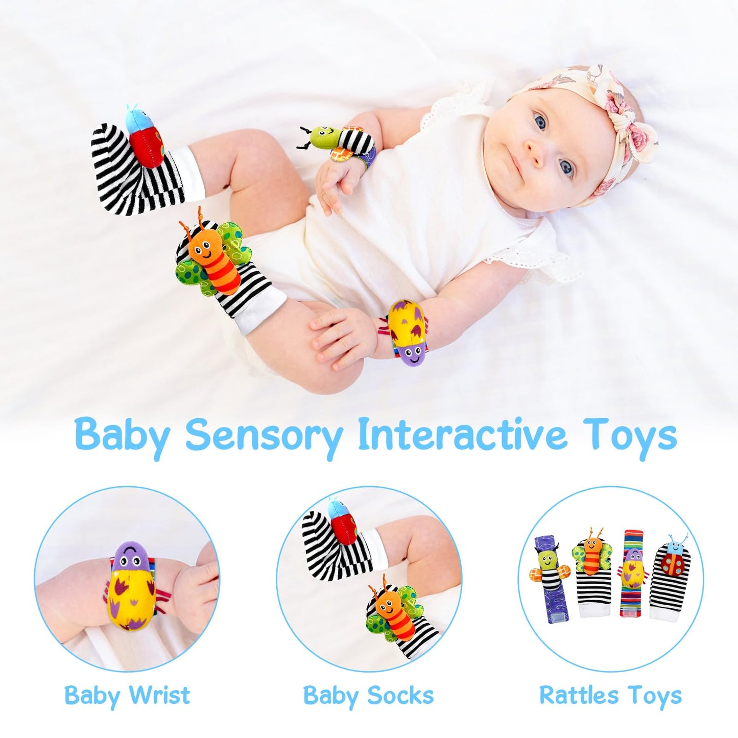 Baby Gift Basket 10Pcs Set for Newborns