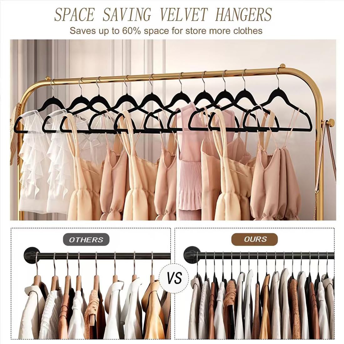 36 Pack Non-Slip Velvet Coat Hangers